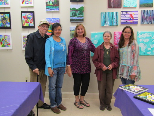 Art with HeART participants